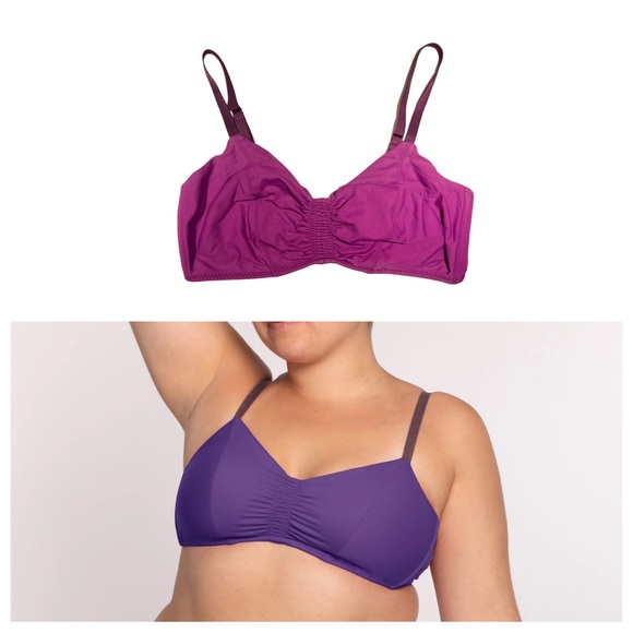 malia mills Other - Malia Mills Juliette Swim Top Bikini Purple Size 36= 38D / 36E / 34 F